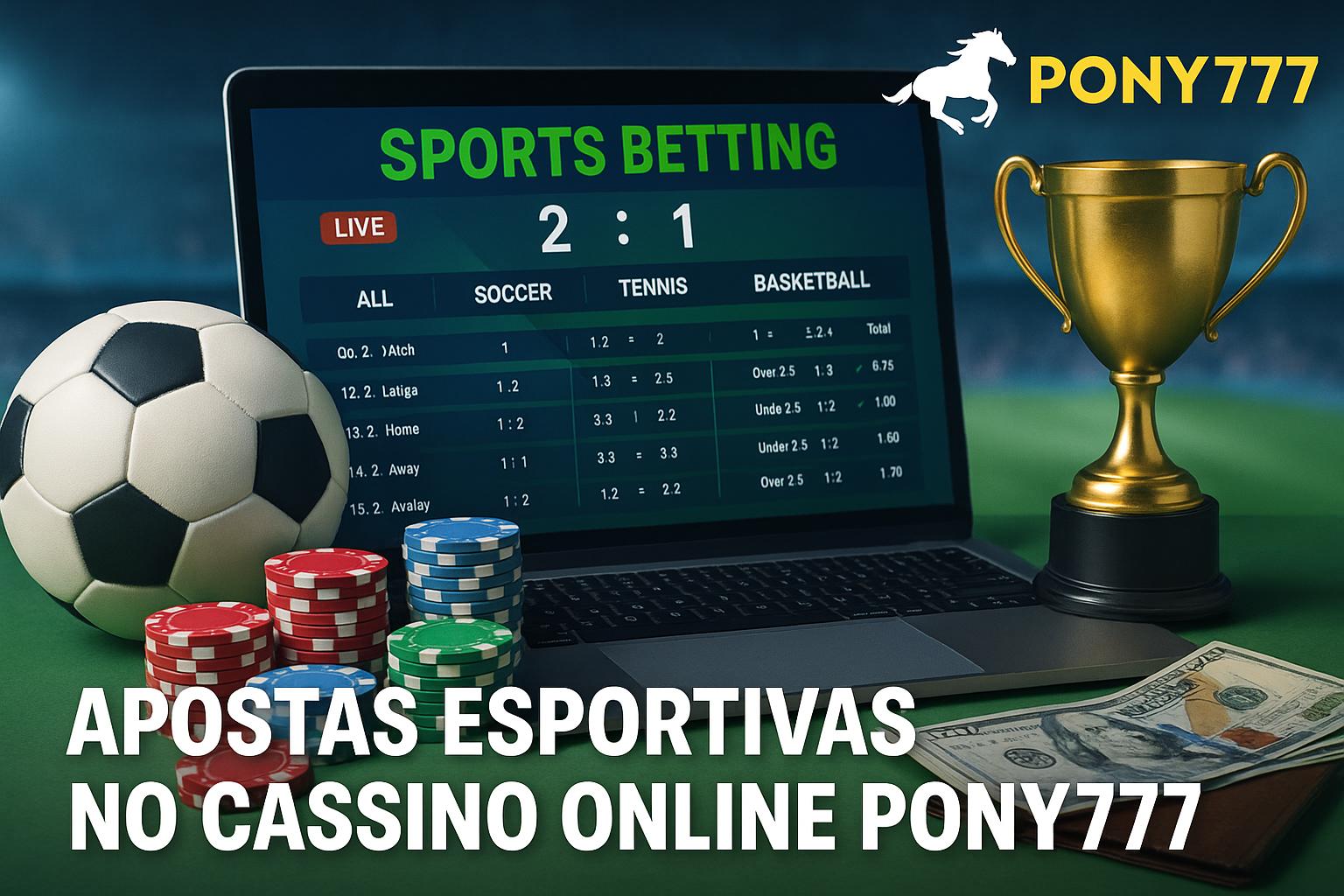Aposte em apostas esportivas no cassino online PONY777