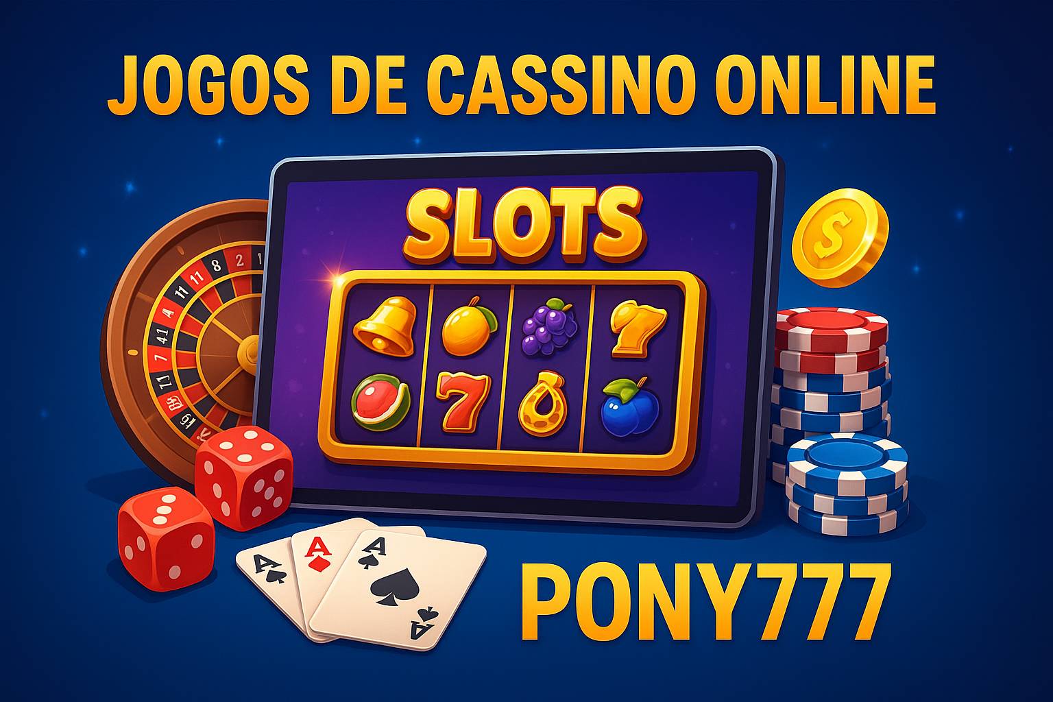 Jogos de cassino online PONY777